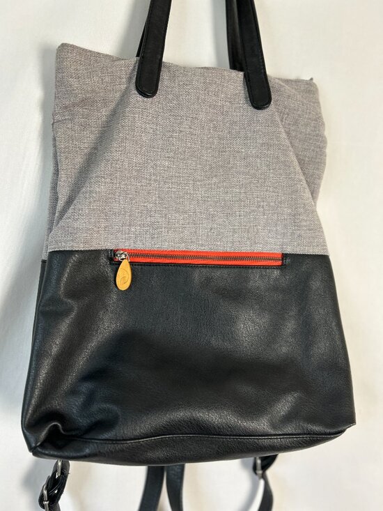 Canopy Verde 3-in-1 Crossbody Backpack and Tote Vegan Leather Organic Cotton